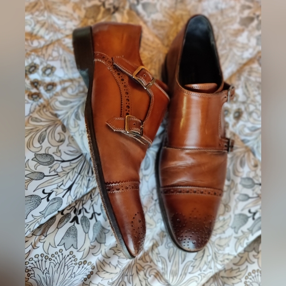 ADAM DERRICK To Boot Monk Strap Derby Oxfords men's size 9 - Picture 10 of 10